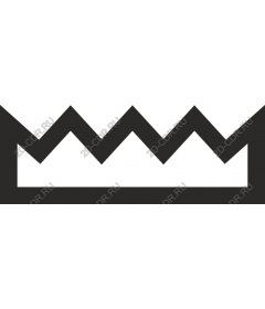 Zigzag crown