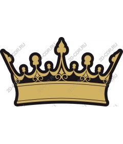 Golden crown "Royal elegance"