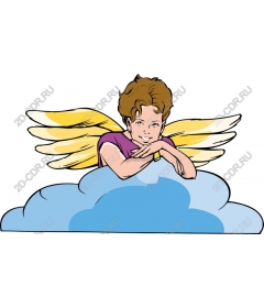 Heavenly angel-child