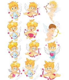 Cute set of Cupid