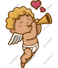  Fancy trumpet cherub