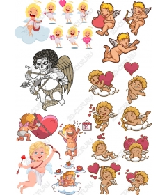 Set clipart "Love Cupid"