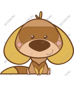  Adorable cartoon puppy