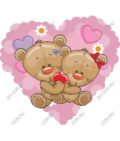 Love couple Teddy bears