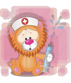 Lev-nurse with syringe