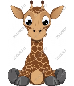  Cute cartoon giraffe