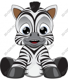  Adorable cartoon Zebra