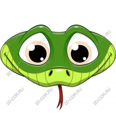  Charming green snake