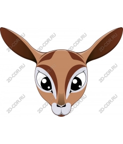  Whimsical deer head