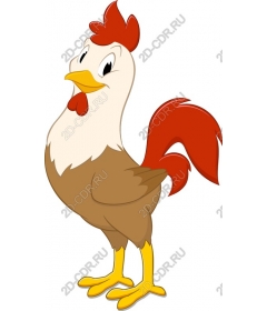  Adorable cartoon rooster
