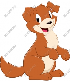  Adorable cartoon puppy