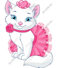  Adorable pink Princess cat