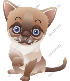 Милый мультяшный кот