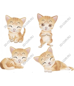  Cute cartoon kittens