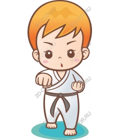  Charming young martial artist