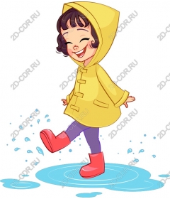  Happy rainy day girl