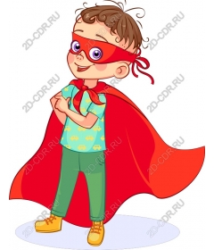  Bright superhero for kids