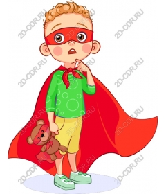  Charming young superhero