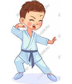  Charming young martial artist