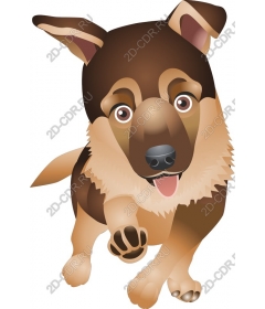  Charming German Shepherd puppy