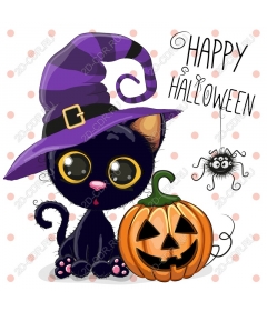 Happy Halloween, Black Cat