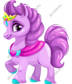  Whimsical purple pony