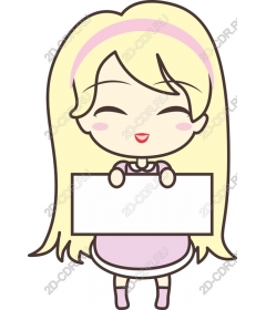  Cheerful blonde