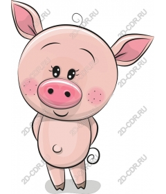  Adorable cartoon pig