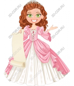 Princess with a scroll