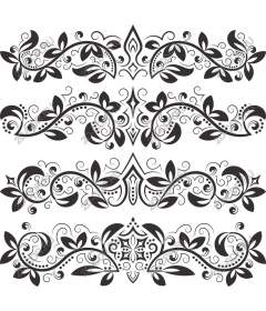  Elegant set of decorations