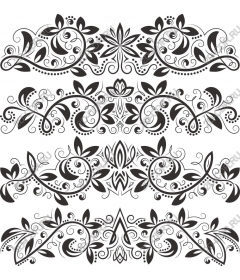 Коллекция бордюров Floral Elegance