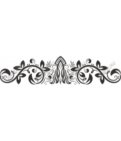  Elegant floral ornament