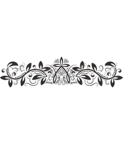  Elegant floral ornament