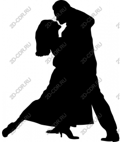  Elegant couple dancing