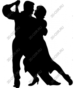  Elegant couple dancing