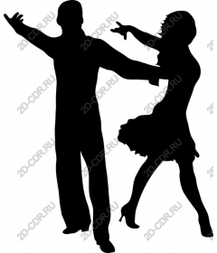  Elegant couple dance
