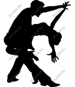  Passionate dancing couple