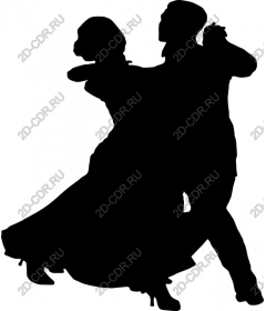  Elegant couple dancing
