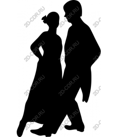  Elegant couple dancing