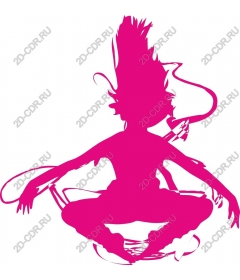  Bright pink meditation