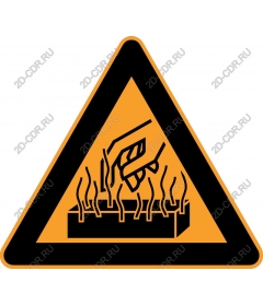 Caution: hot surface.