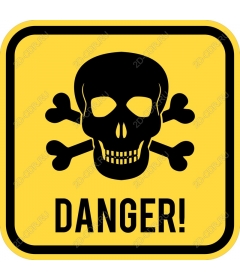  Brave a Dangerous Skull and crossbones