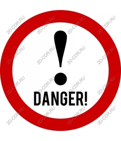  Danger! - Warning sign Clipart