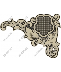 Vintage corner ornament