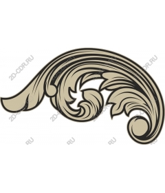 Exquisite decorative flourish
