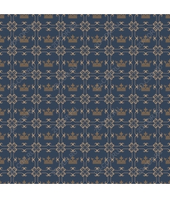 Luxury pattern with crown motif