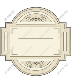 Elegant vintage label