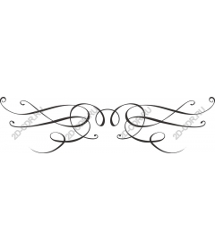  Elegant decorative swirl