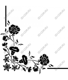  Elegant floral corner