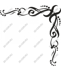 Elegant black decorative area